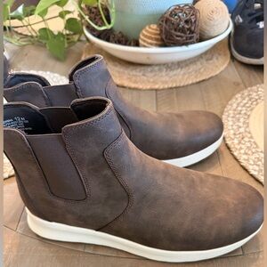 Sperry Men's Dark Brown Leather Boots